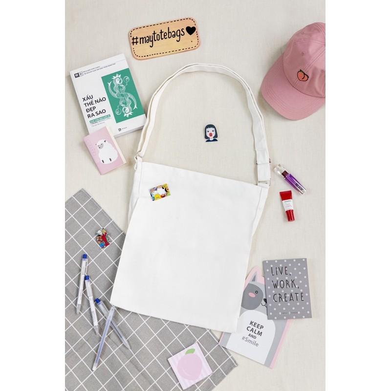 Túi vải trơn đeo chéo - May’s Tote Bag