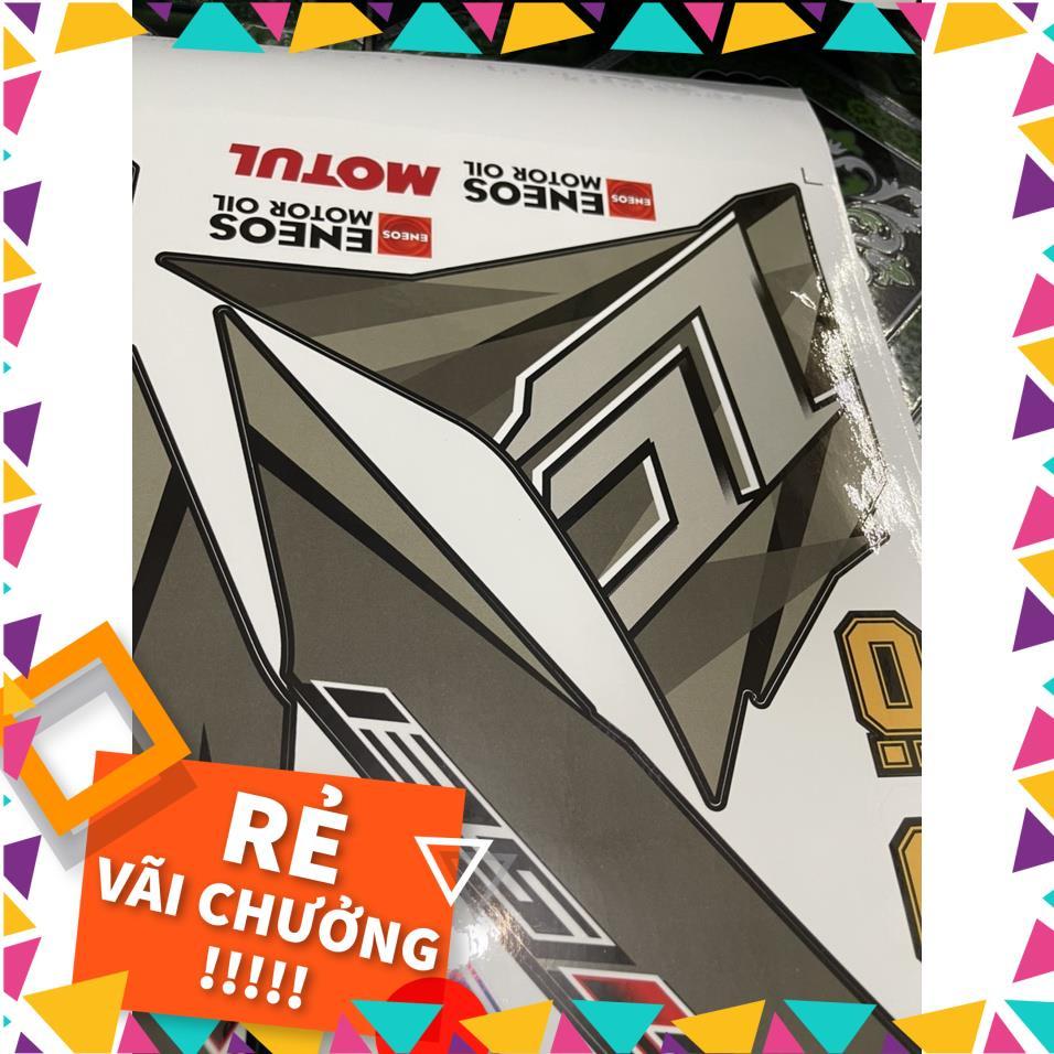 Tem Rời Exciter 135 Mẫu LC Bạc Xám Đen