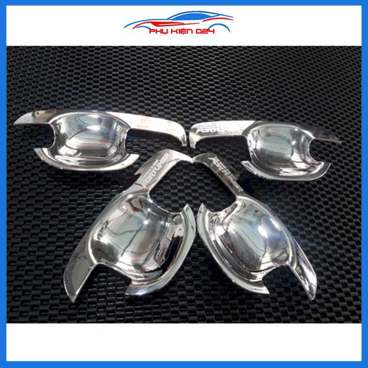 Ốp tay hõm mạ crom Fortuner 2009-2010-2011-2012-2013-2014-2015-2016 sáng bóng chống trầy bảo vệ cửa xe ô tô