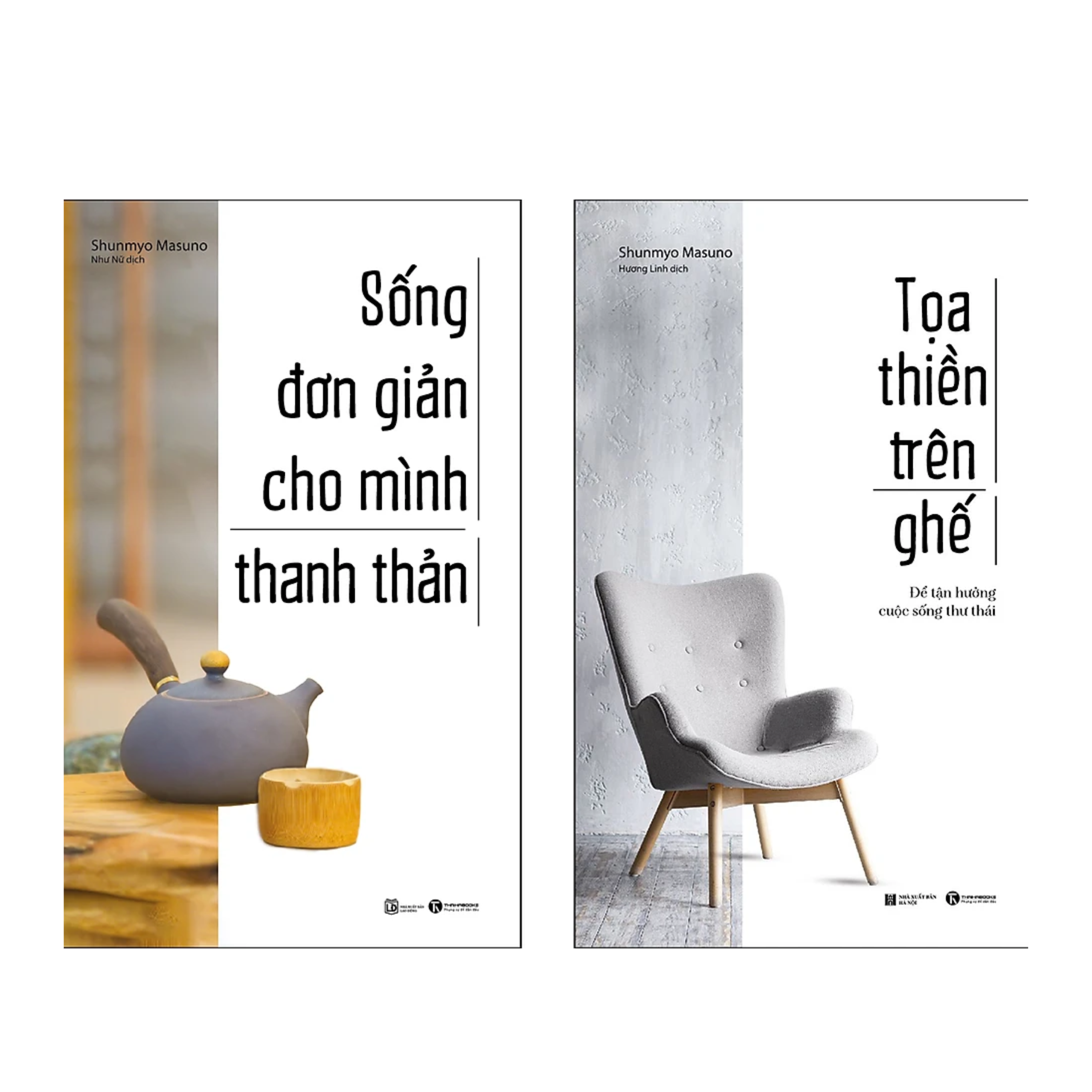 Combo 2 Quyển : Sống Đơn Giản Cho Mình Thanh Thản  th + Toạ Thiền Trên Ghế - Để Tận Hưởng Cuộc Sống Thư Thái th