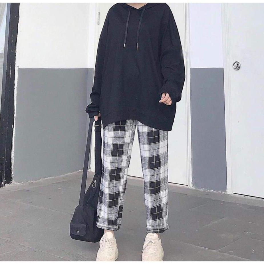 QUẦN DÀI CARO PLAID PANTS NAM NỮ CARO KIỂU JOGGER UNISEX HADI-XCS12308