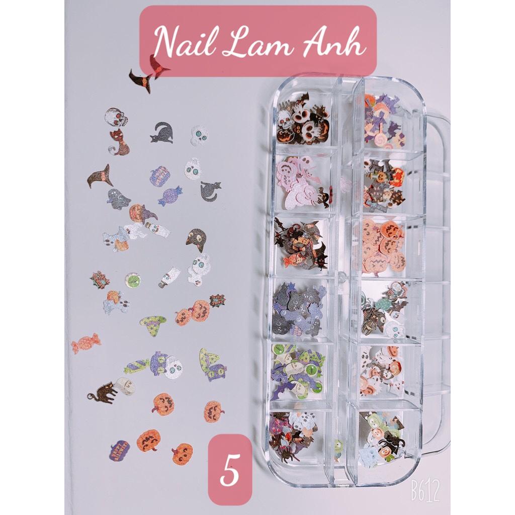 Sticker ẩn gel, sticker dán móng, hình dán móng trang trí mix nhiều mẫu