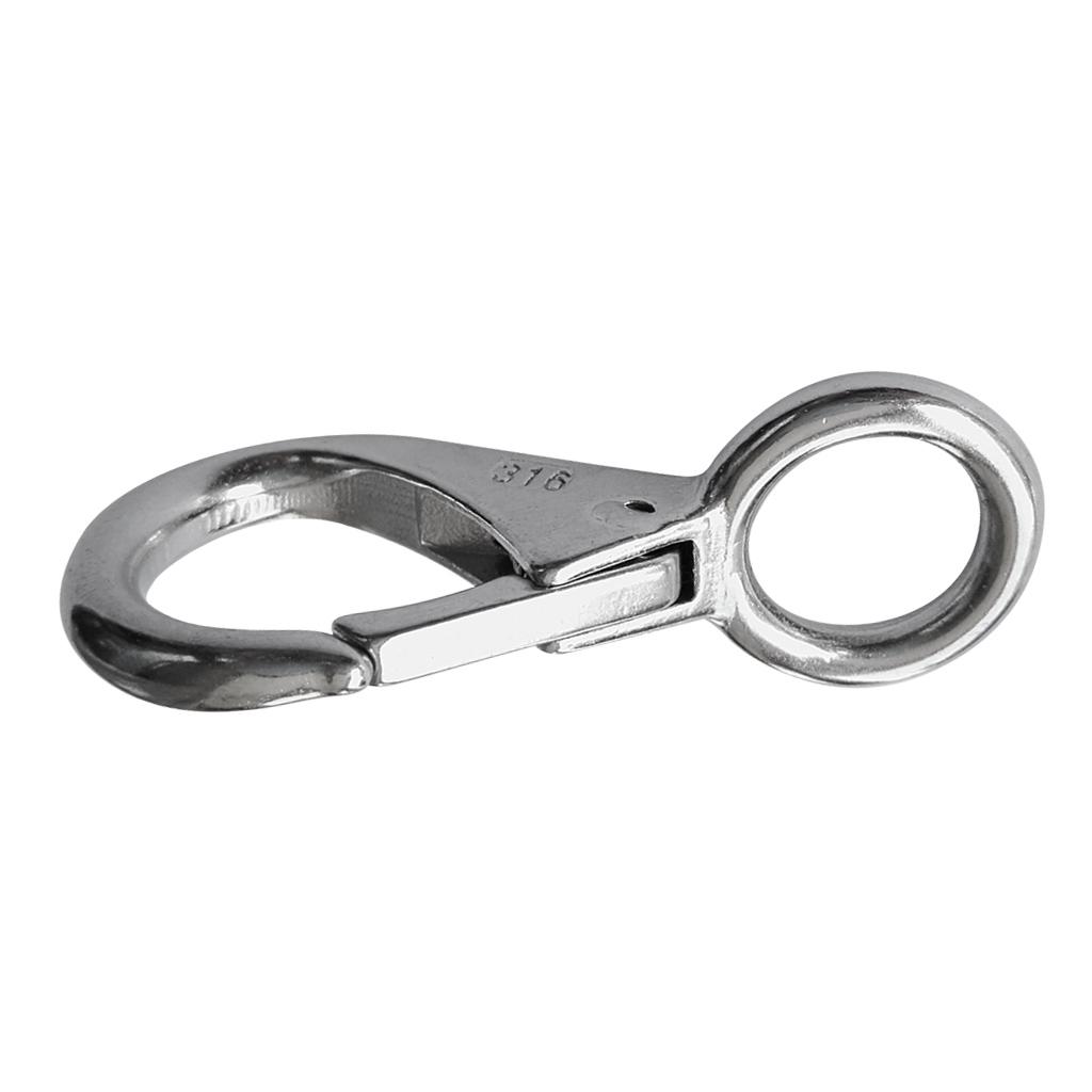 Ốp Móc Khóa Thép Không Gỉ Mắt, Thuyền Snap Hook