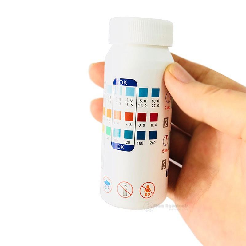 Test Strips 3 in 1 | Que Tets Nước 3 trong 1 | Kiểm tra Clo - pH - Độ kiềm cho Bể cá cảnh, thuỷ sinh