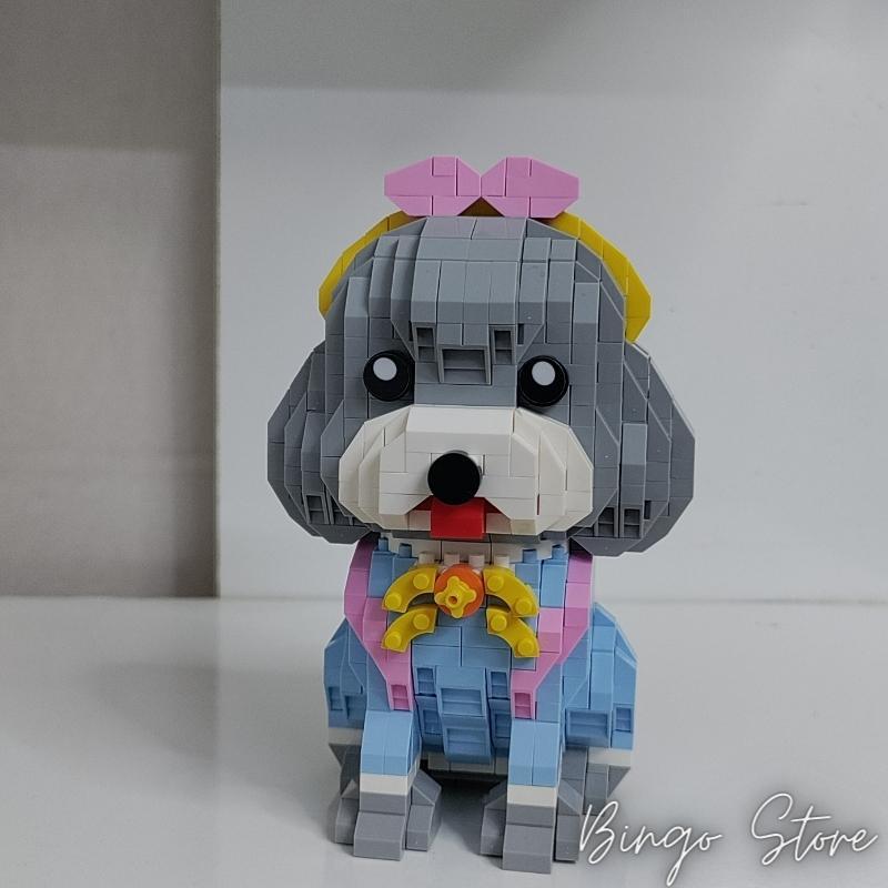 MÔ HÌNH LẮP RÁP CHÓ TEDDY 935 CHI TIẾT