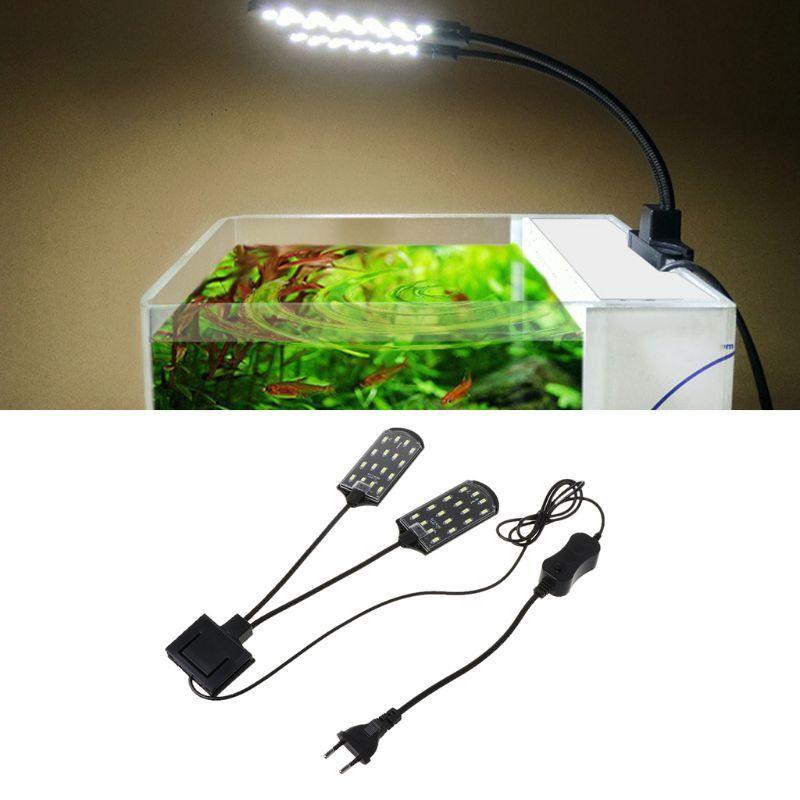 Đèn LED đôi tiện lợi cho hồ thủy sinh, hồ cá