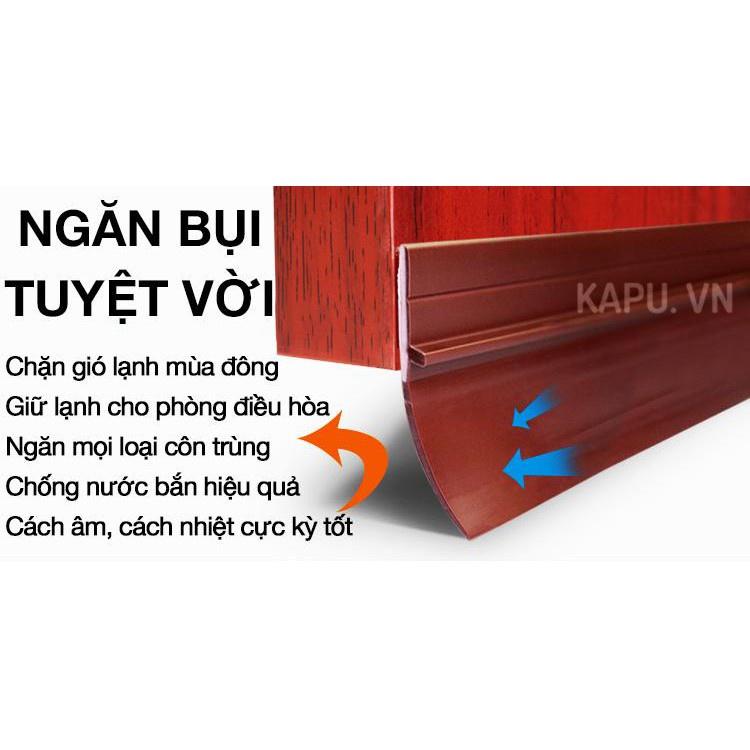 Ron dán chặn cửa PVC dài 1 mét, dán chân cửa chống bụi chống côn trùng