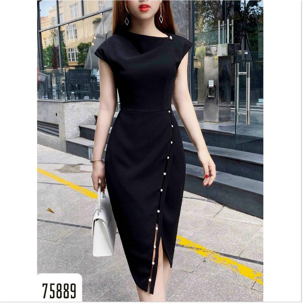 ĐẦM UMI ĐÍNH CƯỜM 2 MÀU XINH XẮN