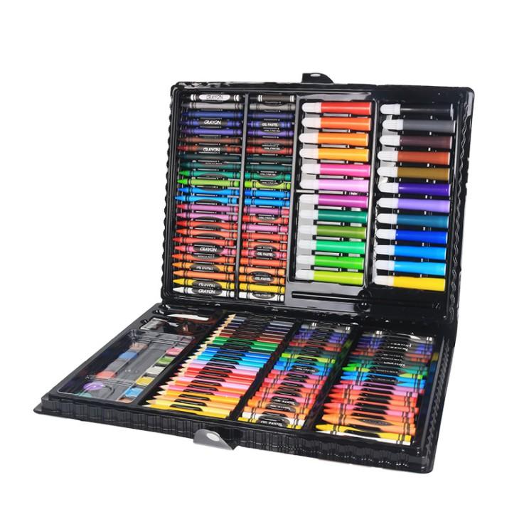 KHO-HN * Bộ màu vẽ 168 chi tiết gồm bút sáp, bút dạ, màu nước cho các bạn thỏa sức thử nghiệm