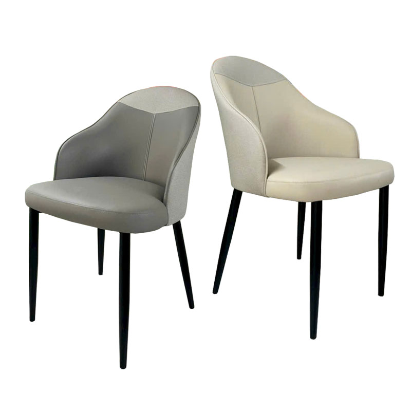 Ghế phòng ăn có nệm CN07001-P Nội thất Capta đẹp hiện đại nhập khẩu chân sắt tại hcm