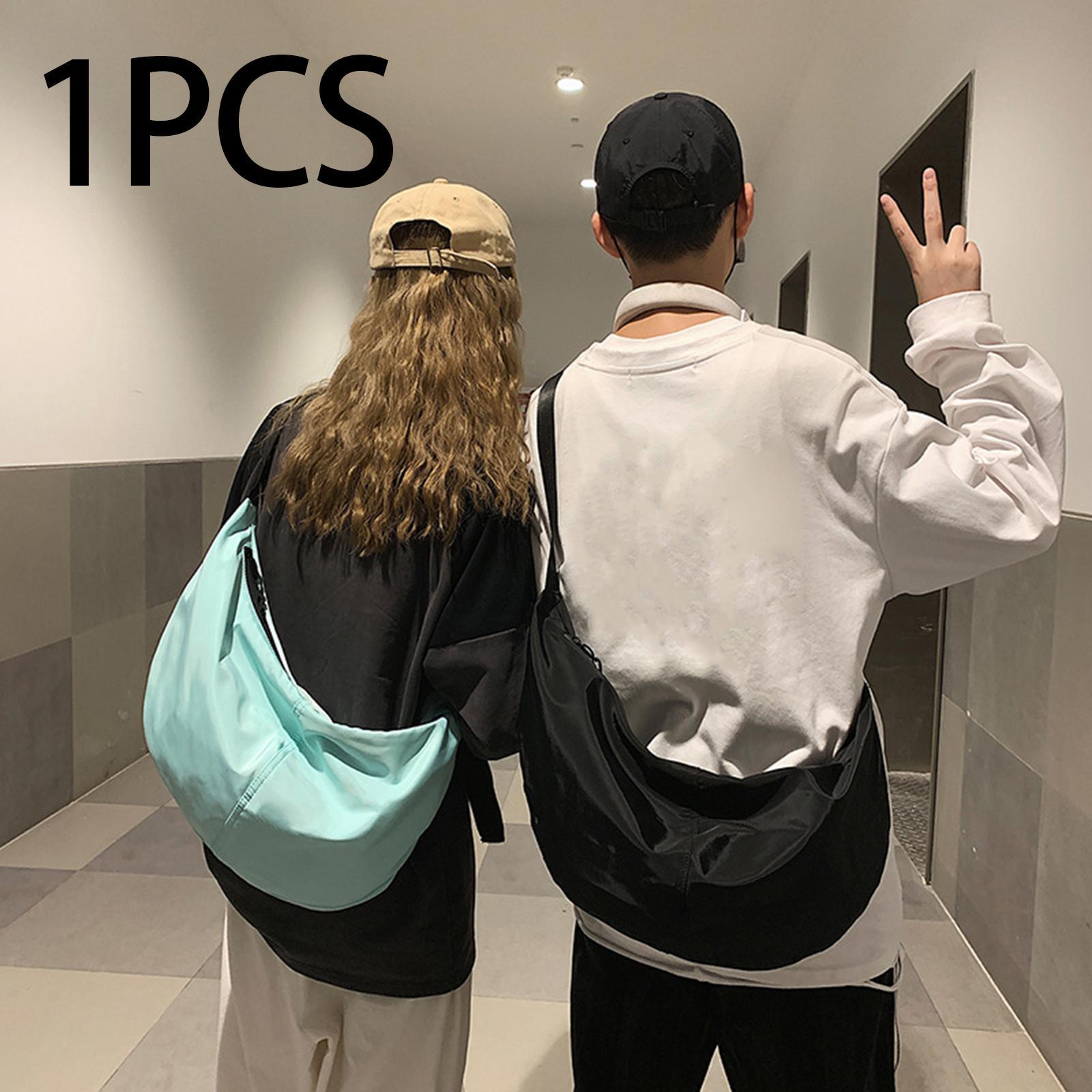 Shoulder Bag Handbag Adult Unisex Casual Shoulder Daypack Pouch Large Capacity Crossbody Bag Dumpling Bag for Outdoor Vacation Walking Beach