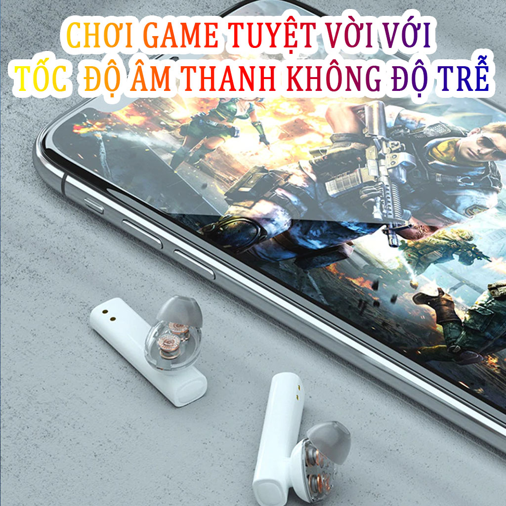 VINETTEAM X5 Tai Nghe Bluetooth TWS 5.1 Lõi Kép Có Mic Không Dây Đàm Thoại Chống Nước IPX7,Âm Thanh Vòm 9D, Dock Sạc Có Màn Hình Led ,Dung Lượng 2000mah Kiêm Sạc Dự Phòng Cho Tai Nghe Và Điện Thoại-4382- Hàng Chính Hãng