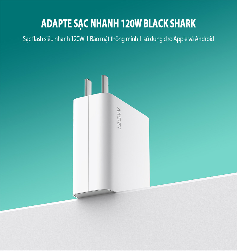 Sạc nhanh 120W Black Shark - HÀNG CHÍNH HÃNG