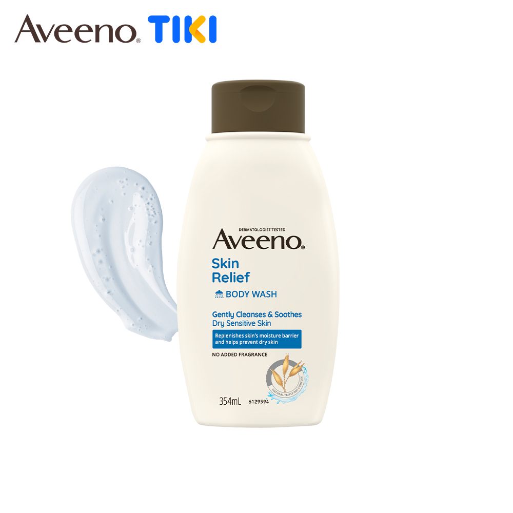Sữa tắm làm dịu da khô, ngứa và nhạy cảm Aveeno Skin Relief 354ml