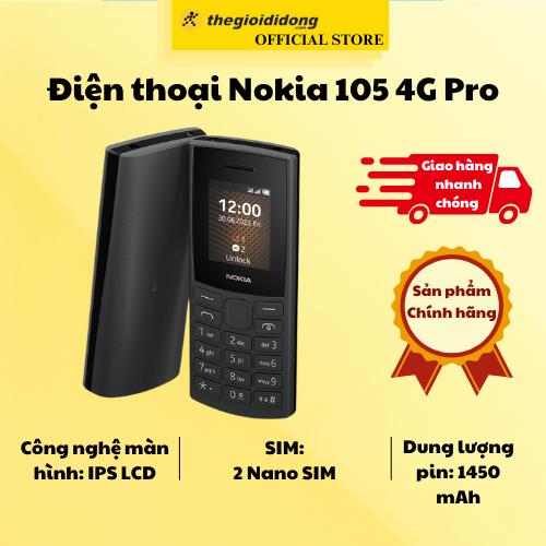 Điện thoại Nokia 105 4G Pro - Hàng Chính Hãng