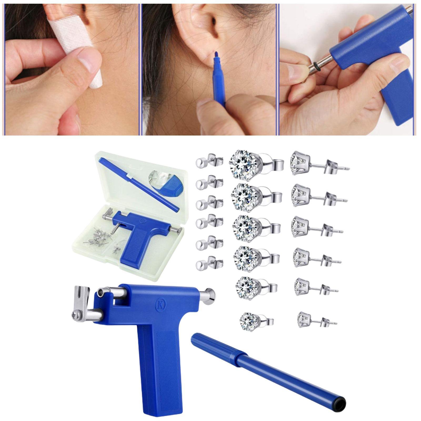 Ear Piercing Kit Practical Multifunction Lip for Home Salon Women