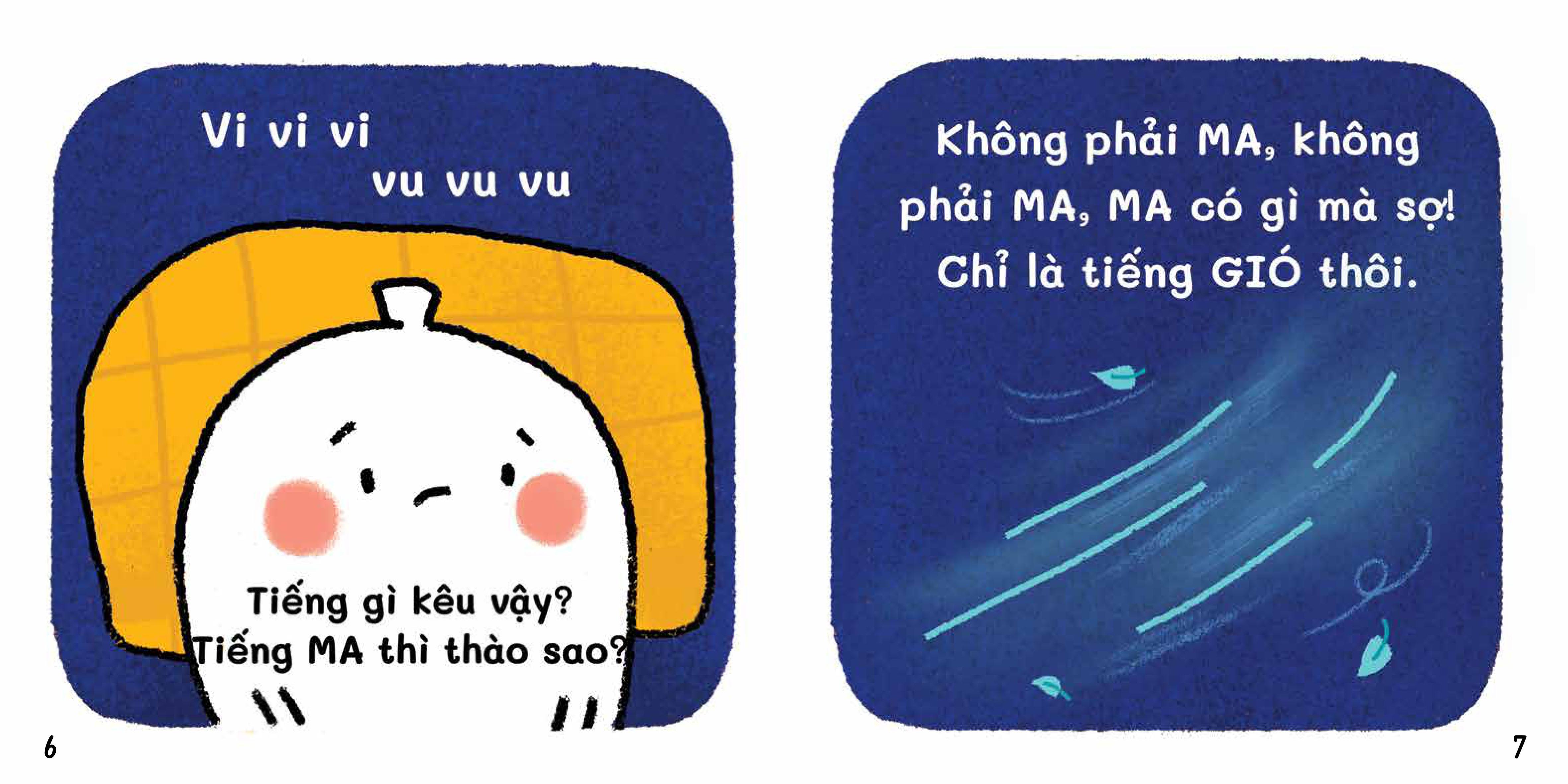 Sách Ehon Bé tự tin giao tiếp - Chúc ngủ ngon, Ma có gì mà sợ!