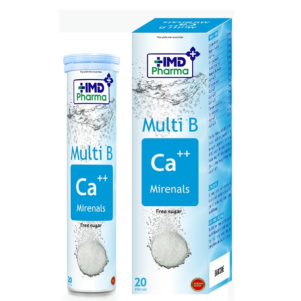 Viên sủi Multi B CA ++ Minerals bổ sung canxi
