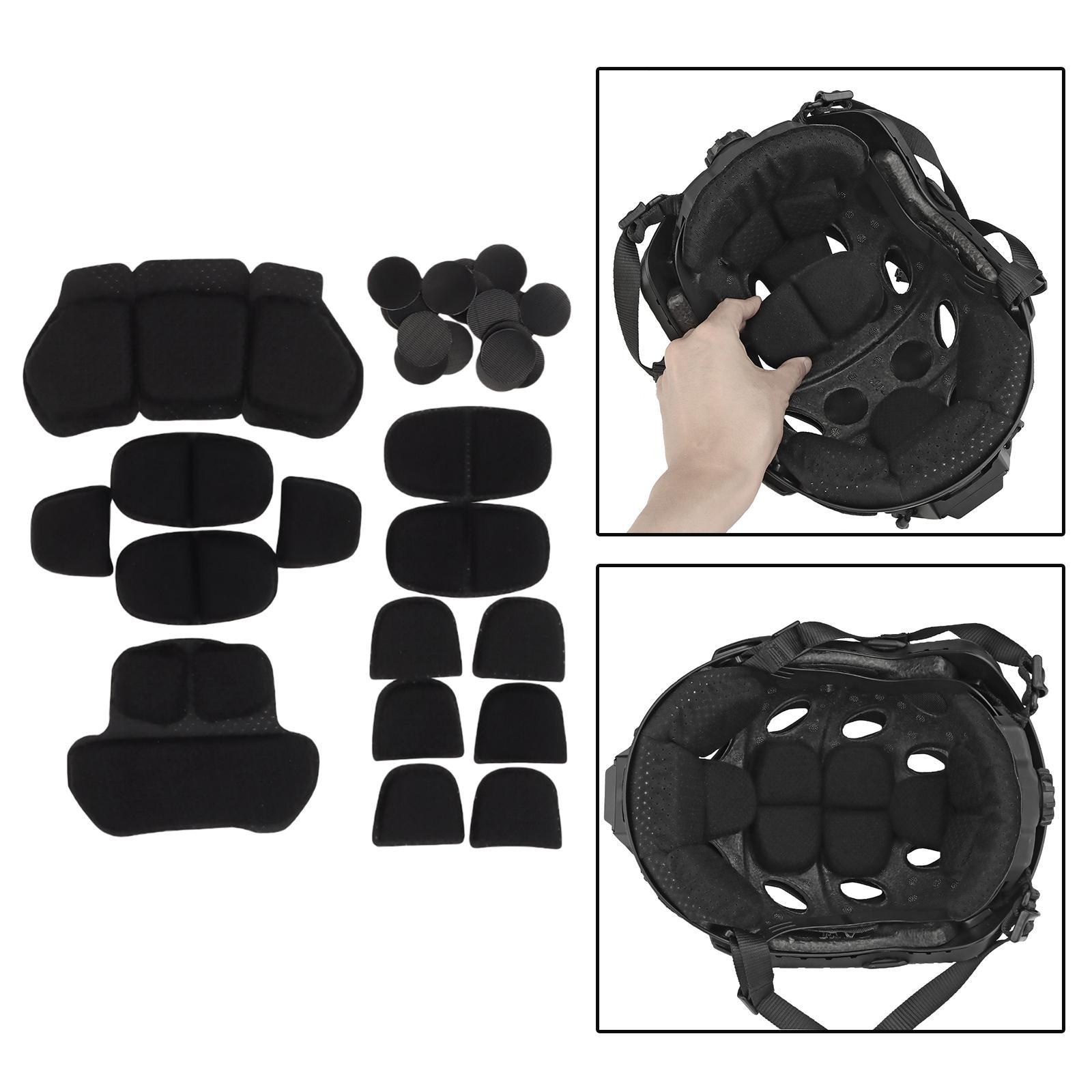 Helmet Padding Helmet Replacement Pads, Soft and Durable Motorcycle Helmet Pads, Replacement Helmet Accessory Foam Pad Set