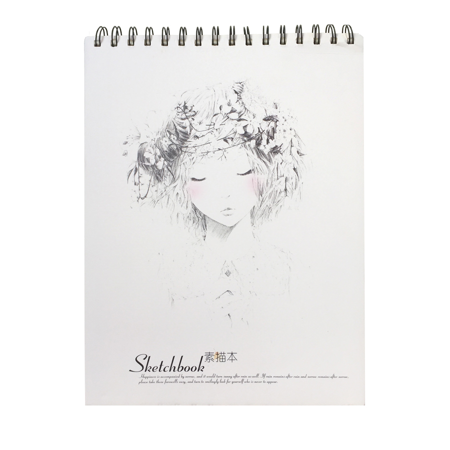 Sổ Ký Hoạ Gáy Lò Xo Cao Cấp A4 Sketchbook ( Sổ Vẽ)