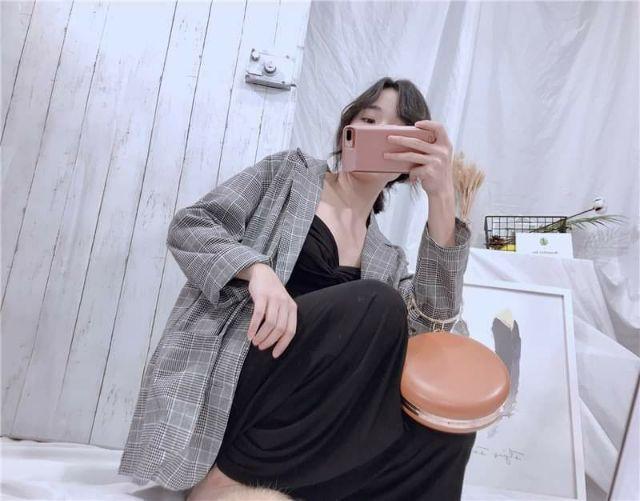 Áo khoác blazer kẻ sọc mỏng ulzzang