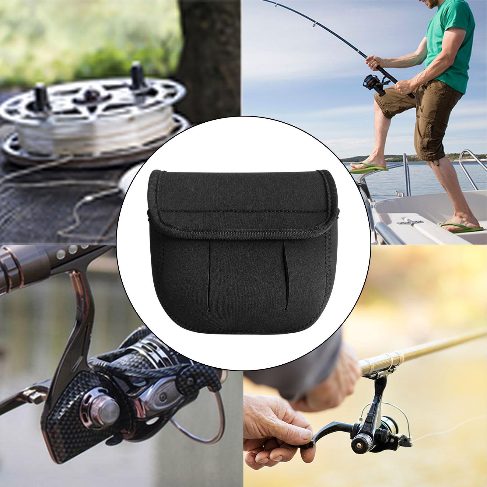 Portable Fishing Reel Cover Fishing Reel Protective Cover Tote Tackle Bag