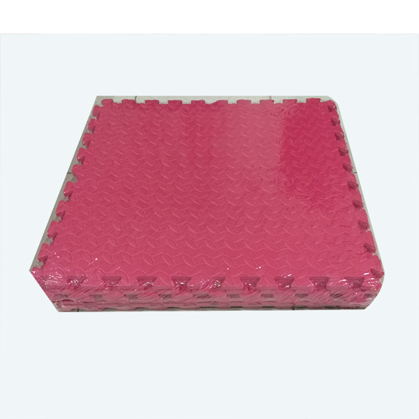 Bộ 9 tấm thảm xốp ghép, màu đỏ, chống trượt, kích thước 1 tấm 42cm x 42cm
