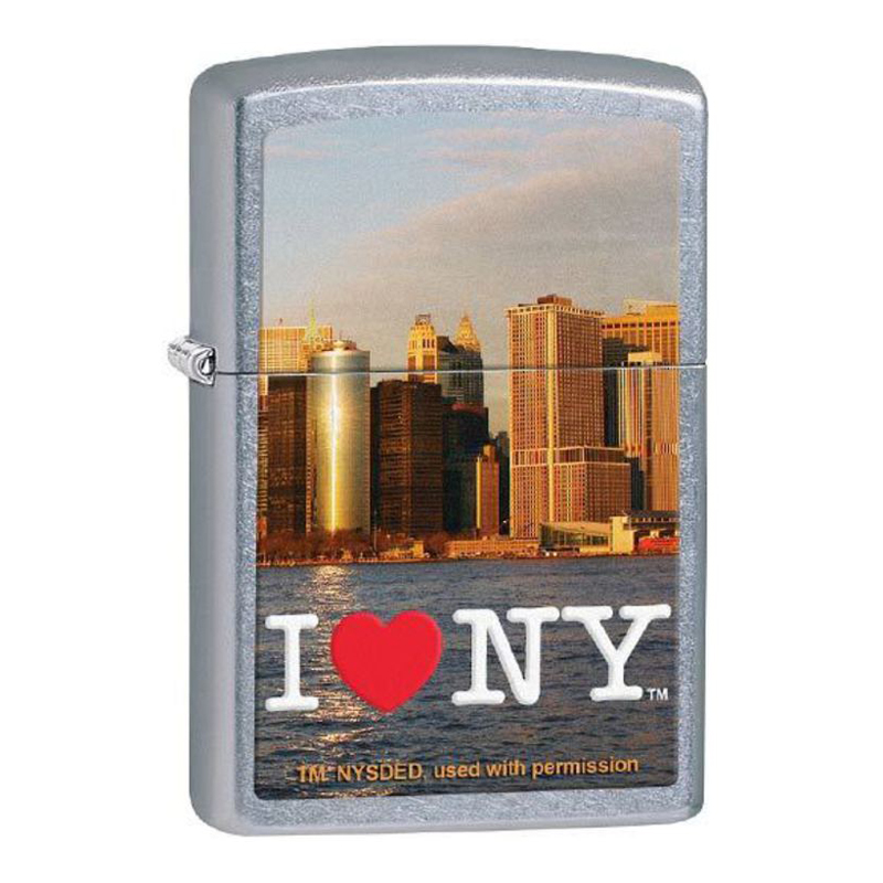 Bật Lửa Zippo 28427 I Love Ny Street Chrome