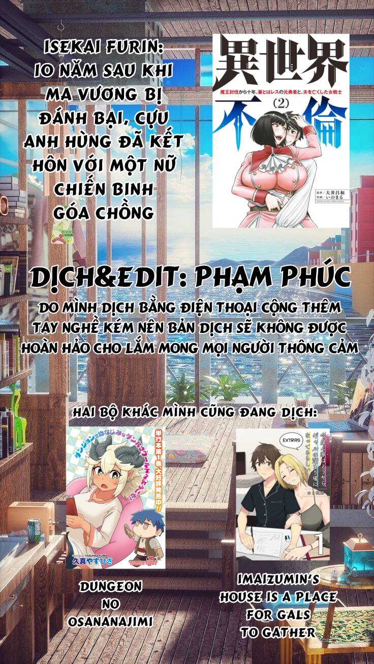 isekai furin: 10 năm sau khi ma vương bị đánh bại, cựu anh hùng đã kết hôn với một nữ chiến binh góa chồng chapter 9 1