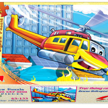 Tranh xếp hình Tia Sáng Trực thăng cứu hộ