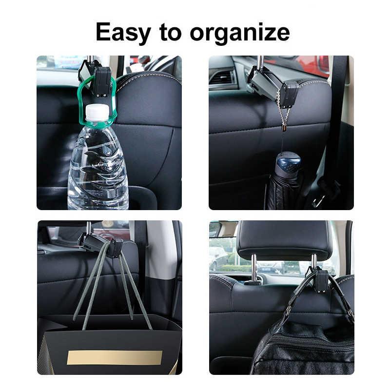 Giá đỡ cho điện thoại gắn sau ghế ô tô Baseus back seat hook mobile phone holder( SUHZ-A01 ) - Hàng Chính Hãng