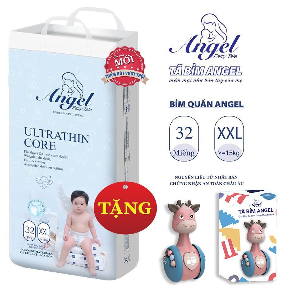 Bỉm Quần ANGEL Absorbent Size M38 - L36 - XL34 - XXL32 - XXXL30 - 1 Bịch