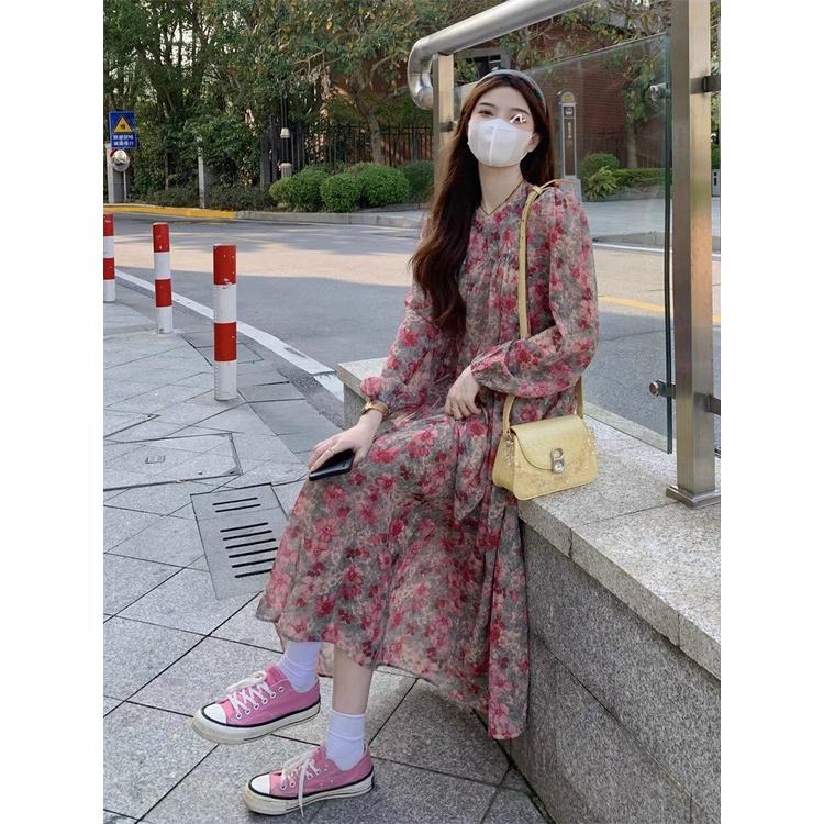 Đầm bầu thiết kế hoa nhí-váy bầu dự tiệc cao cấp xinh xắn