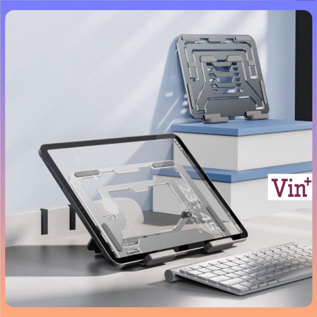 Kệ Đỡ iPad, Máy Tính Bảng, Laptop T620 Gấp Gọn Hỗ Trợ Tản Nhiệt Tốt Từ Nhôm Cao Cấp, Chắc Chắn.