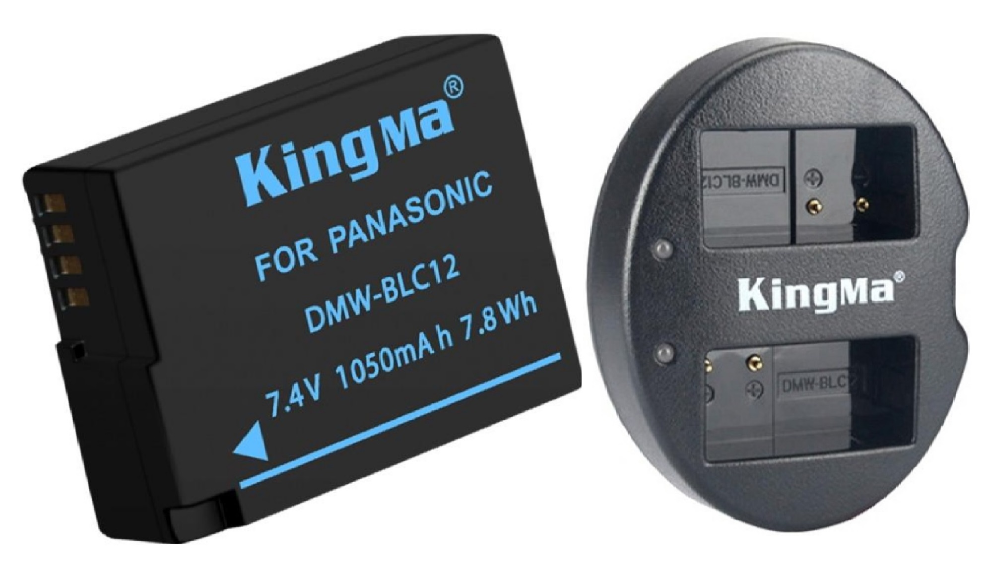 Pin Kingma cho Panasonic DMW-BLC12, Hàng chính hãng