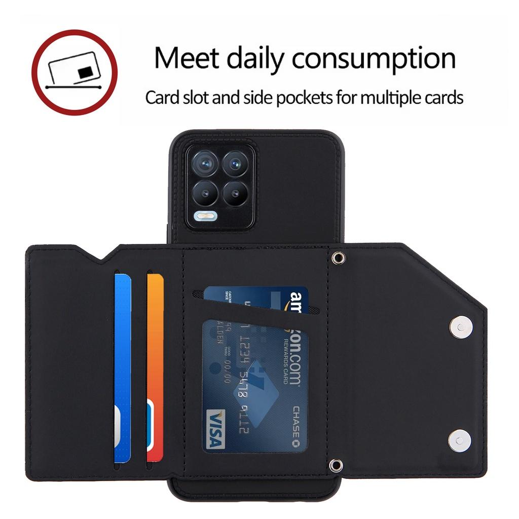 Ốp lưng điện thoại dạng ví da Cho OPPO / A5 A52/ A72/ A92 A95 5G K9 Realme 8 / 8 Pro 4G Reno6 Pro+ 5G