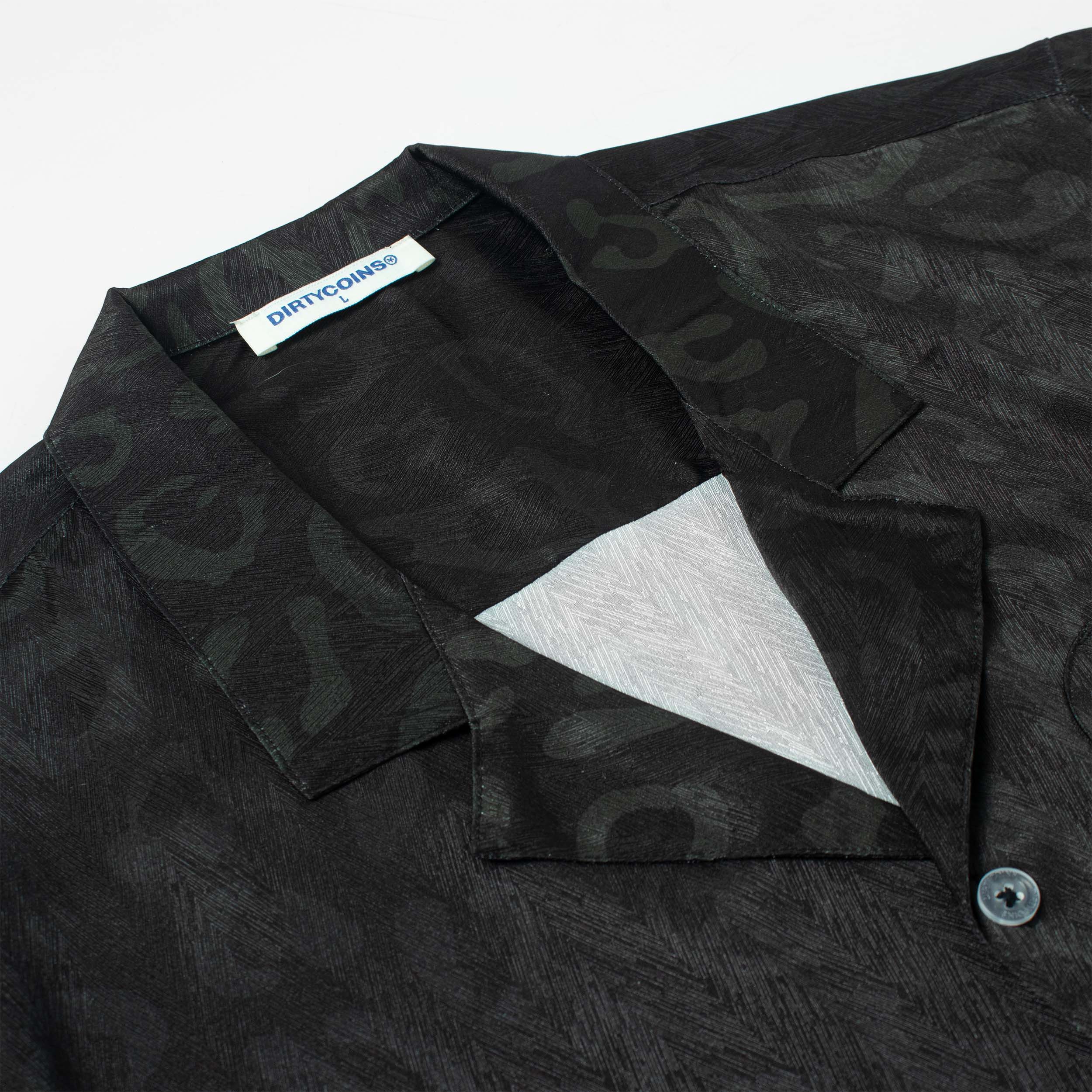 Áo Sơmi [Dirtycoins x B Ray] Leopard All Print Shirt - Black