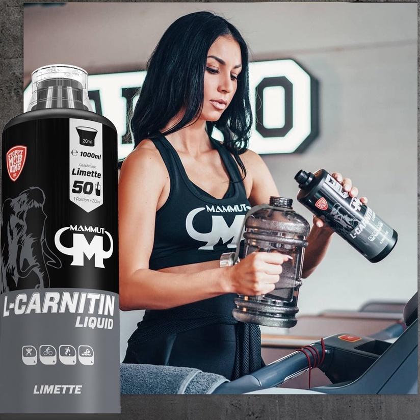 Đốt Mỡ Tự Nhiên L CARNITINE Mammut Nutrition Nhập khẩu Đức 50 LẦN DÙNG 1000ml