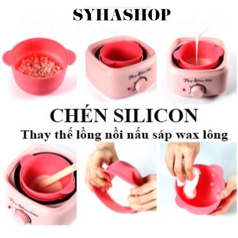 Bát silicon dùng cho nồi nấu sáp chịu nhiệt chống dính tốt