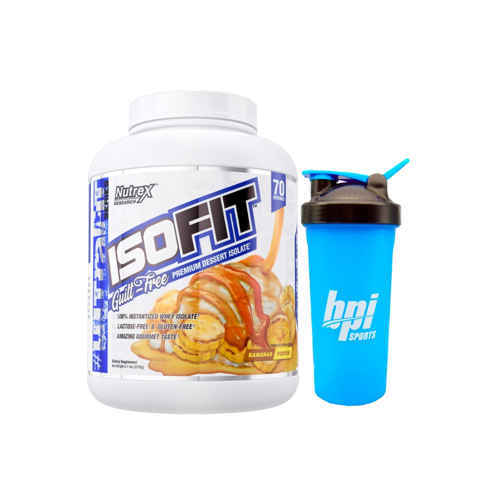 Thực phẩm bổ sung Whey ISOFIT (2310G/HỘP) + tặng kèm Bình lắc