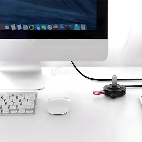 Cổng chuyển đổi Ugreen 4-in-1 USB 2.0 Hub 1m CR106 - Hàng chính hãng