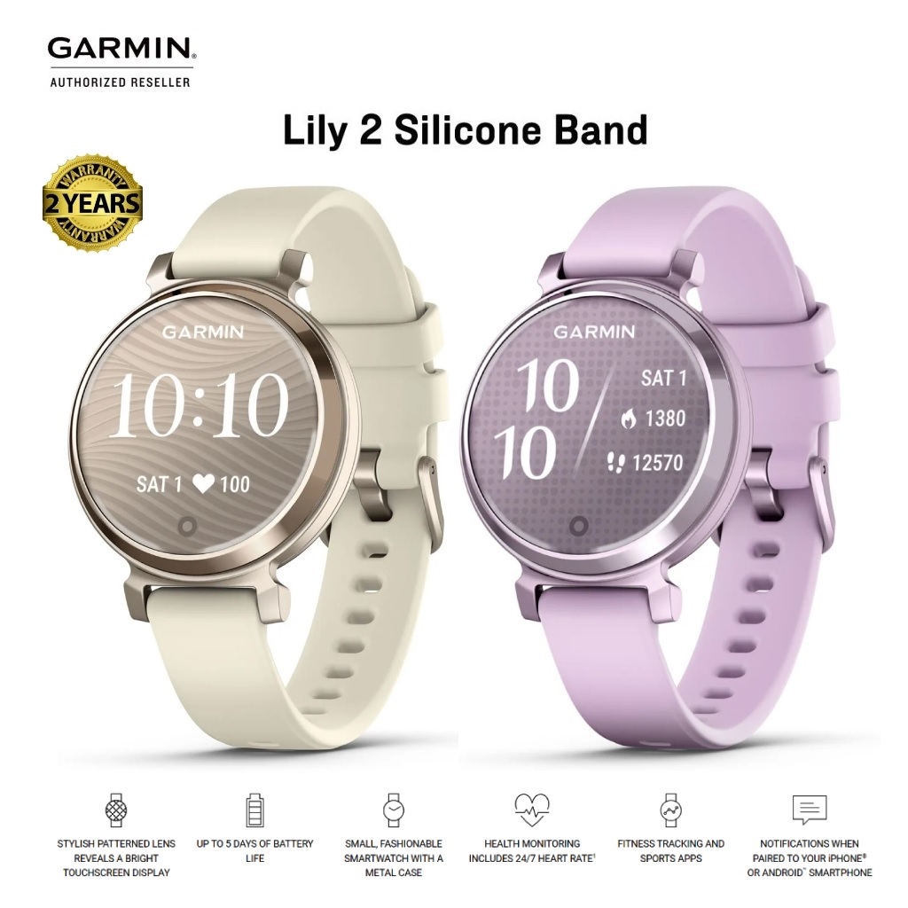Đồng hồ thông minh Garmin Lily 2_Mới, hàng chính hãng