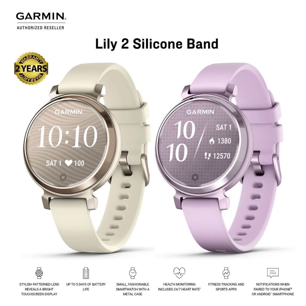 Đồng hồ thông minh Garmin Lily 2_Mới, hàng chính hãng