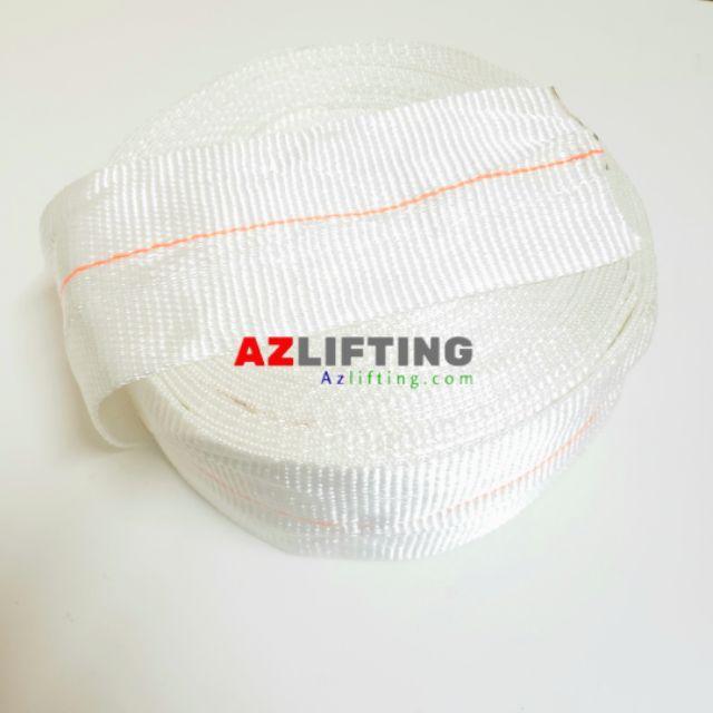 Dây đai vải bản 108mm polyester trắng