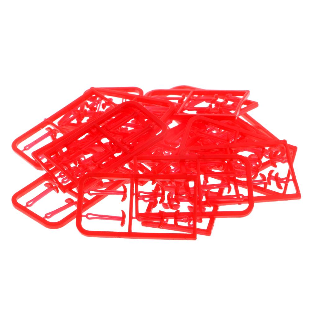 120Pcs Carp Hair Rig Fishing Bait Boilie Stops Plastic V Stopper