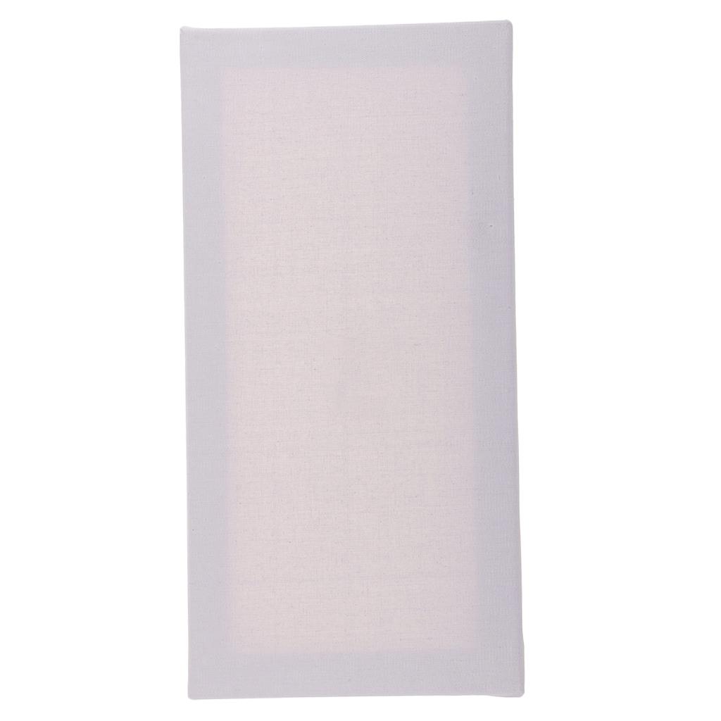 2x Art Supply Artist 8"x 16" Blank White Wooden Frame Canvas Panel Boards