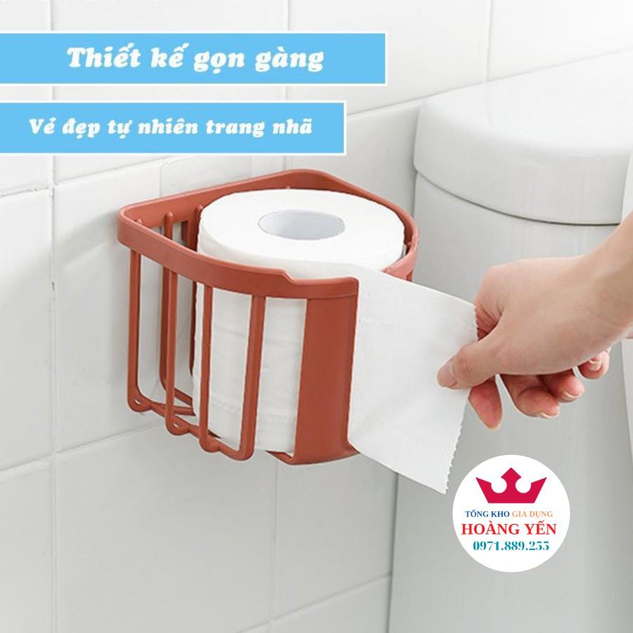 Giỏ đựng giấy vệ sinh dán tường hộp đựng giấy vệ sinh dán tường đa năng tiện lợi