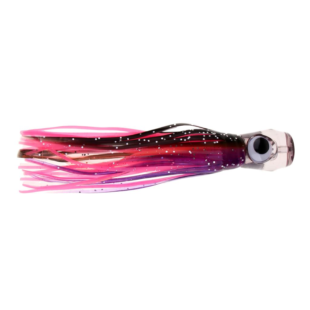 2pcs Saltwater Fishing Octopus Squid Skirt Lure Marlin Tuna Trolling Lure