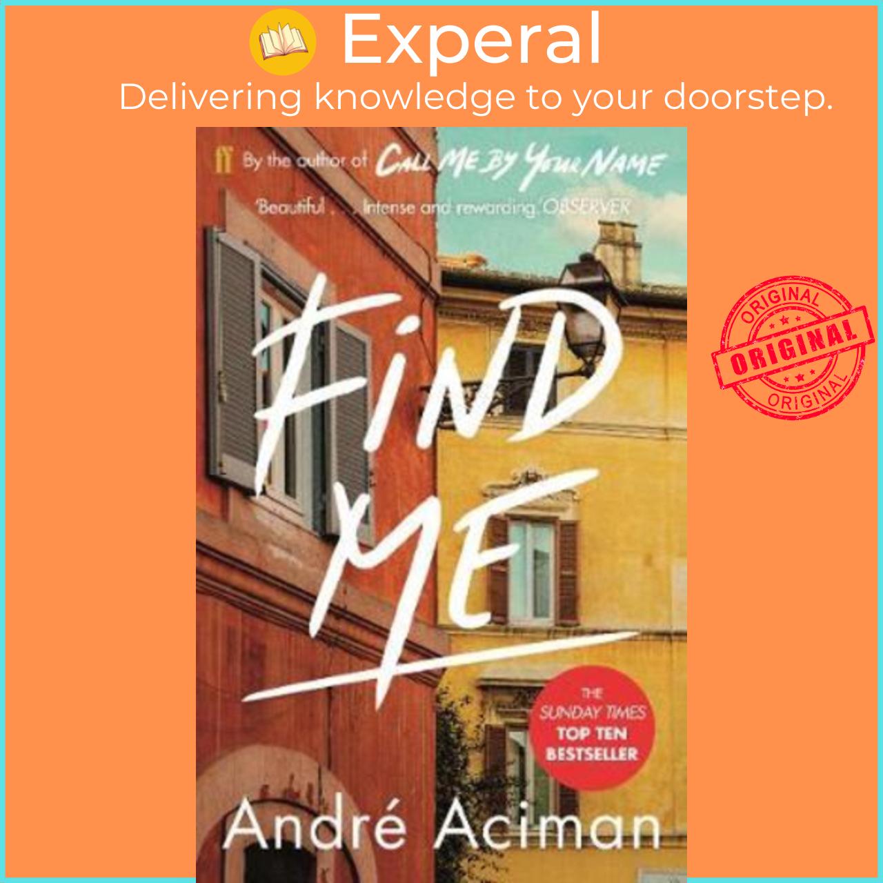 Sách - Find Me André Aciman By Andre Aciman - Uk Edition, Paperback