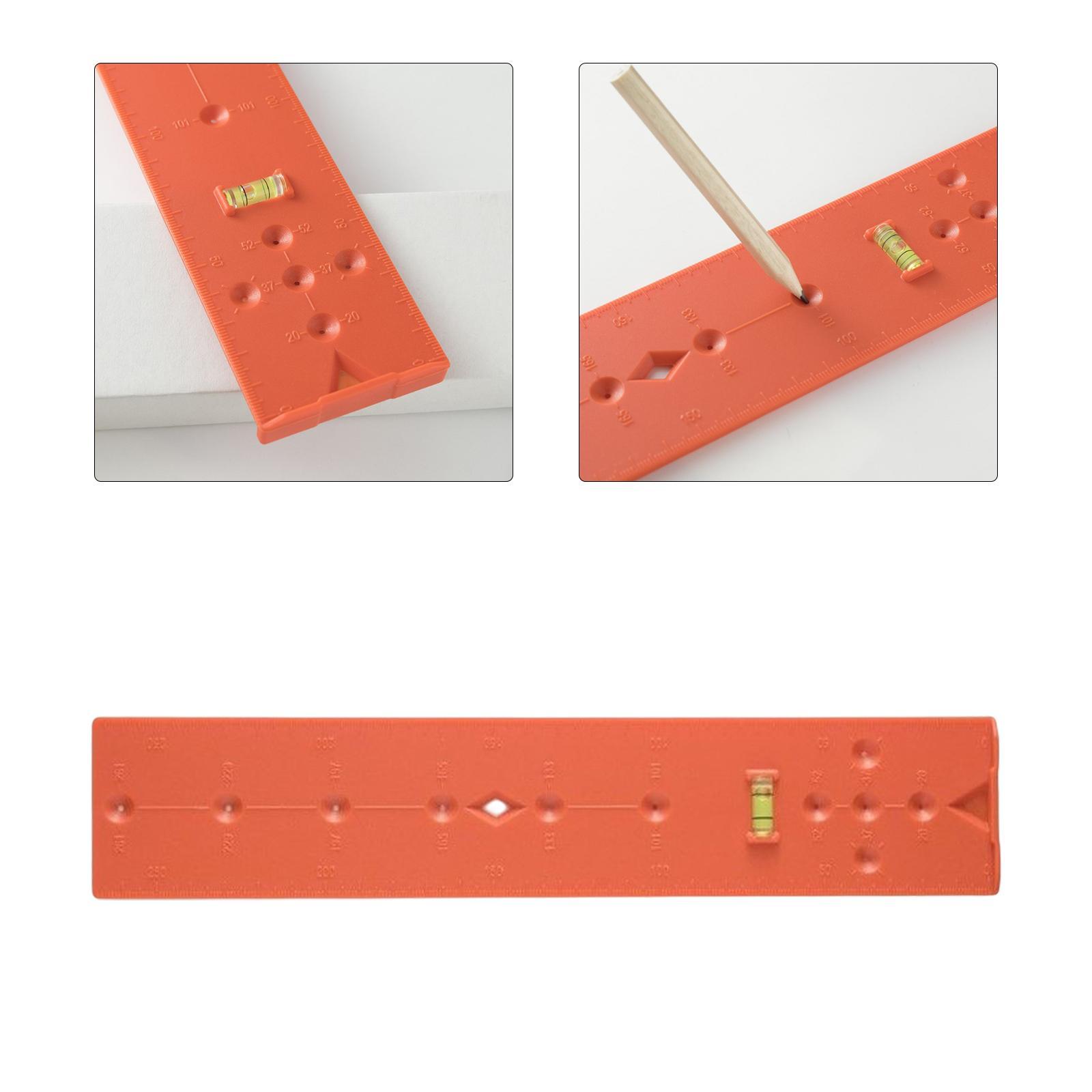 Hole Punch Locator Hole Marker Hardware Template Tool for Door and Drawer